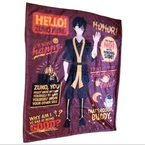 Zuko Throw Blanket NWT